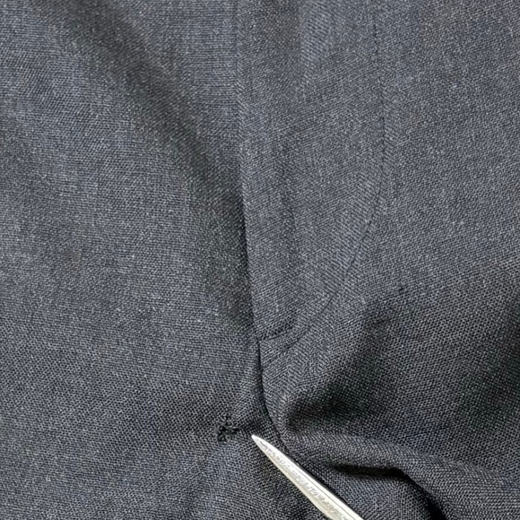 Brooks Brothers Mens Dark Gray Wool Suit 40R* Jacket Pants Business Formal *Flaw - Picture 8 of 14